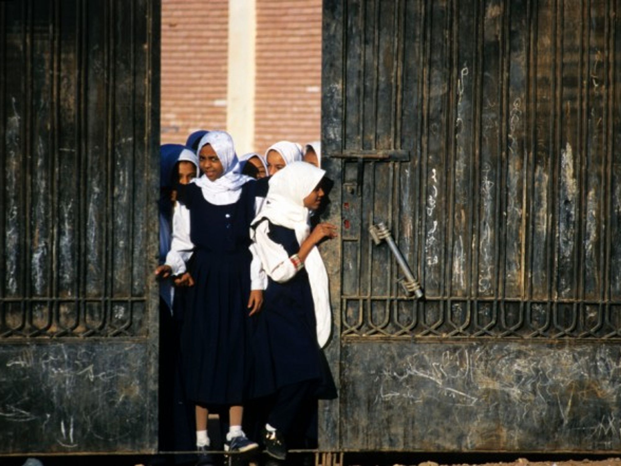 Some schools in Egypt were accused of forcing students to wear headscarves