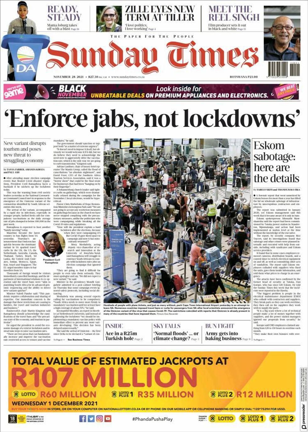 South Africa Sunday Times