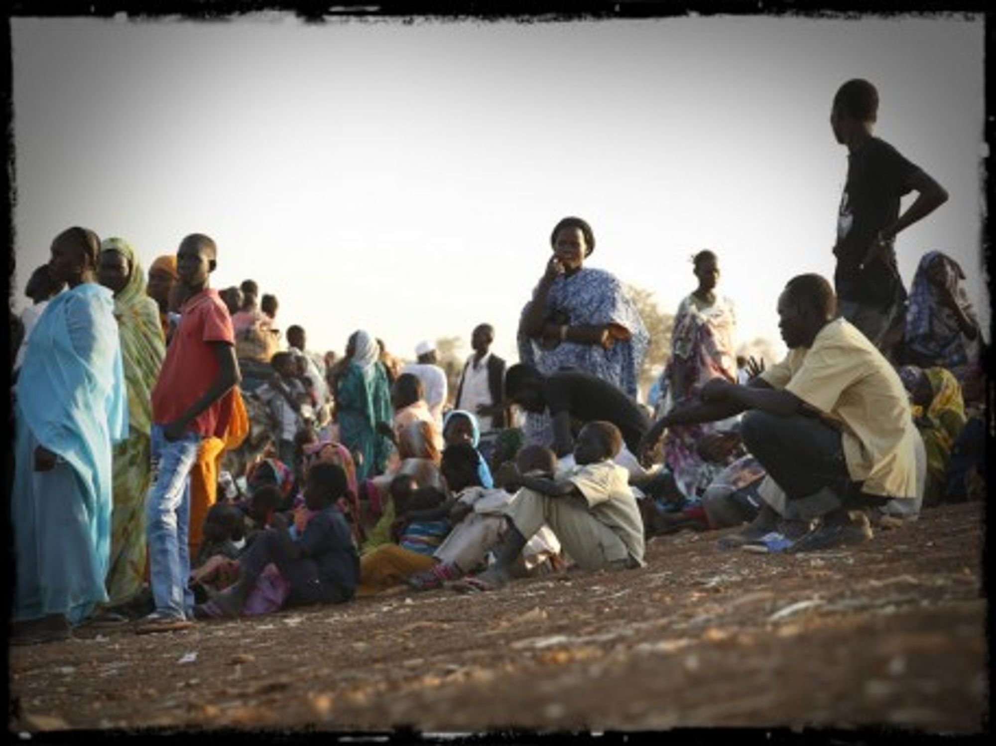 South Sudanese refugees who fled the violence