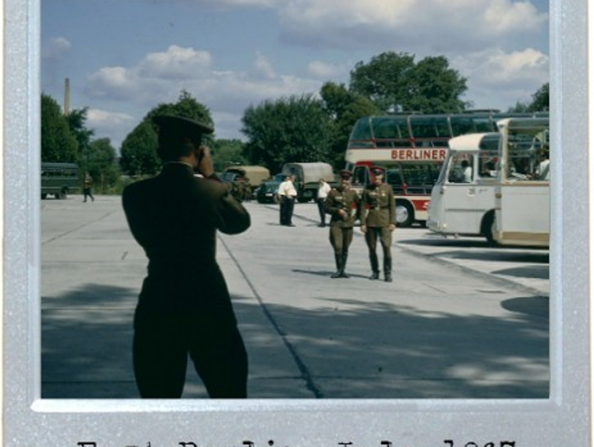 Soviet Soldiers Playing Tourist