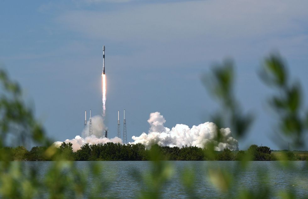 SpaceX Falcon 9 rocket lifts off at the Cape Canaveral Space Force Station