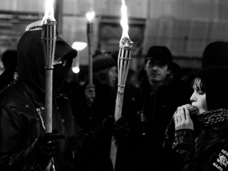 Squatters during a 2009 demonstration in Amsterdam, Holland