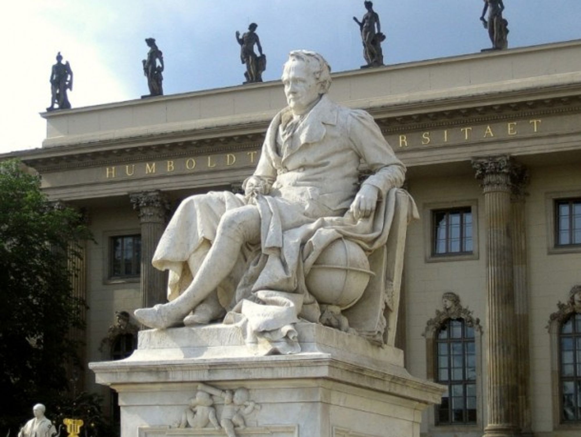 Statue of Alexander Von Humboldt in Berlin
