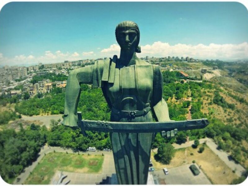 Statue of "Mother Armenia" in Yerevan