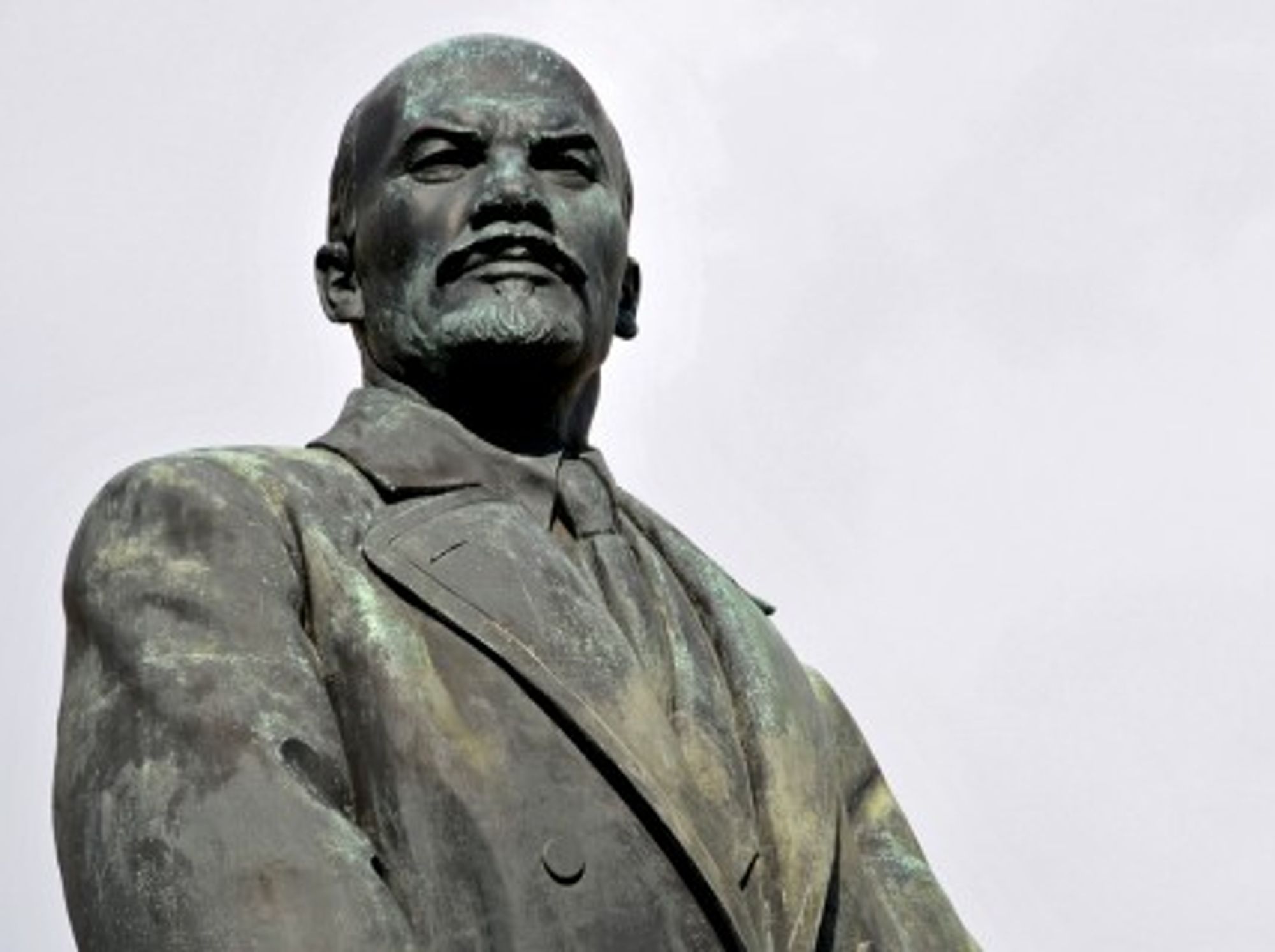 Statue of Vladimir Lenin in the front of the House of Government in Belarus