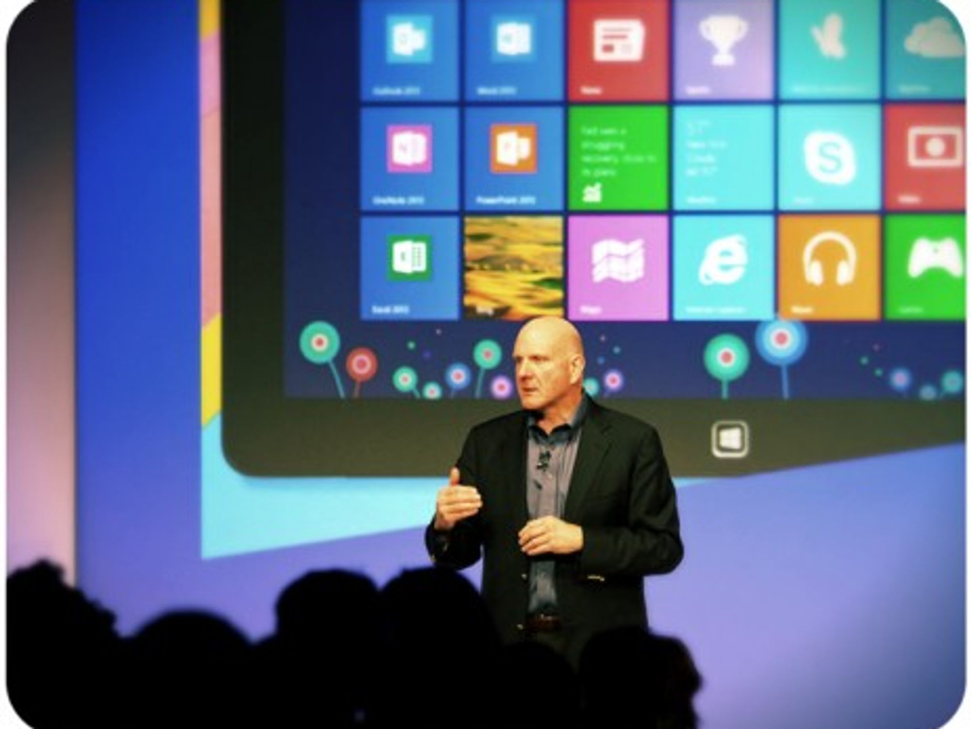 Steve Ballmer at Windows 8 launch