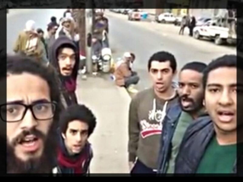 Still from one of the troupe's videos