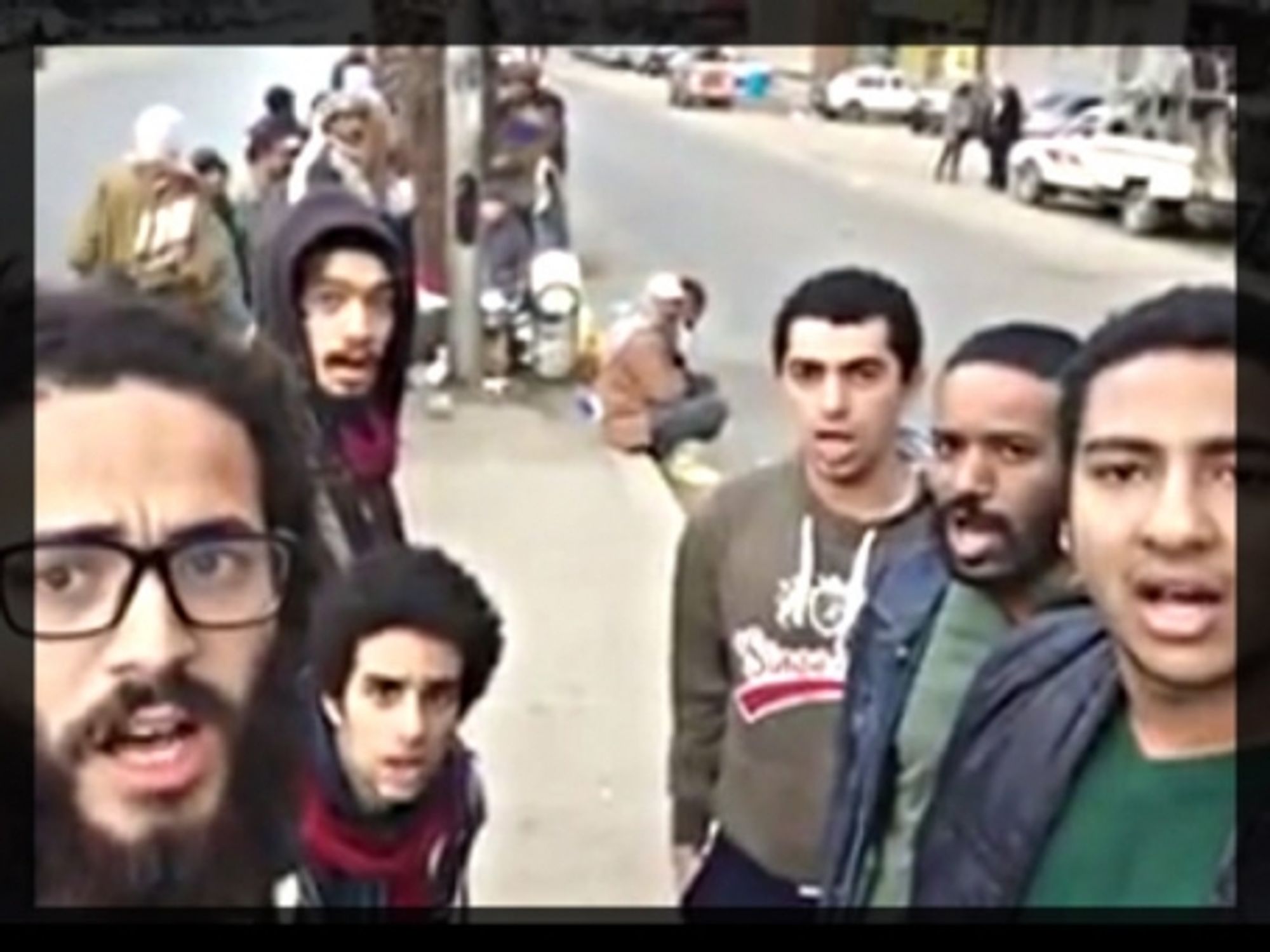 Still from one of the troupe's videos