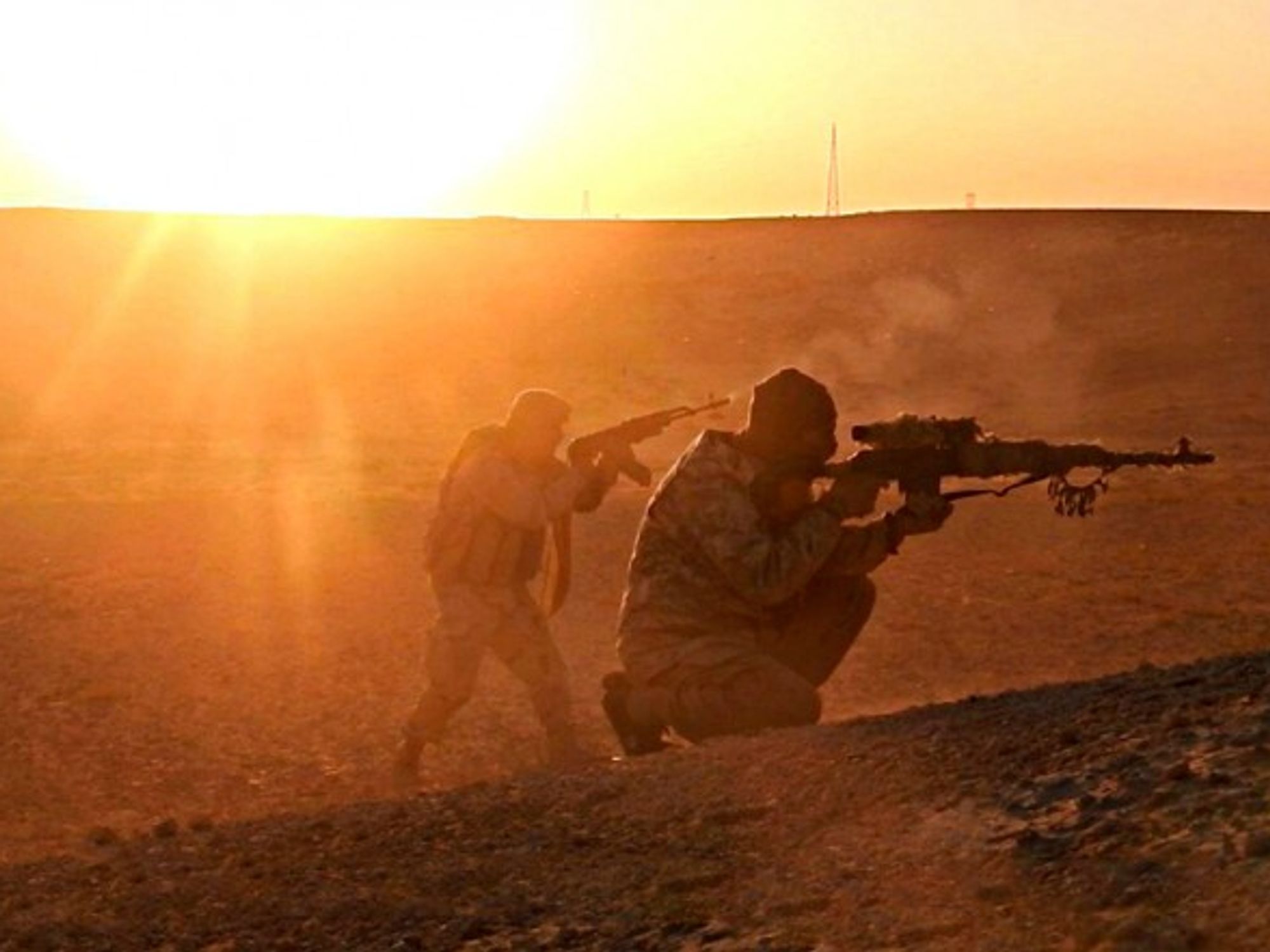 Still image from a propaganda ISIS video