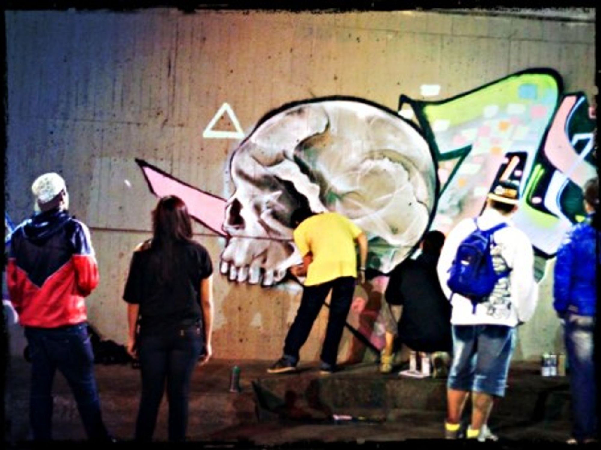 Street artists in Medellin