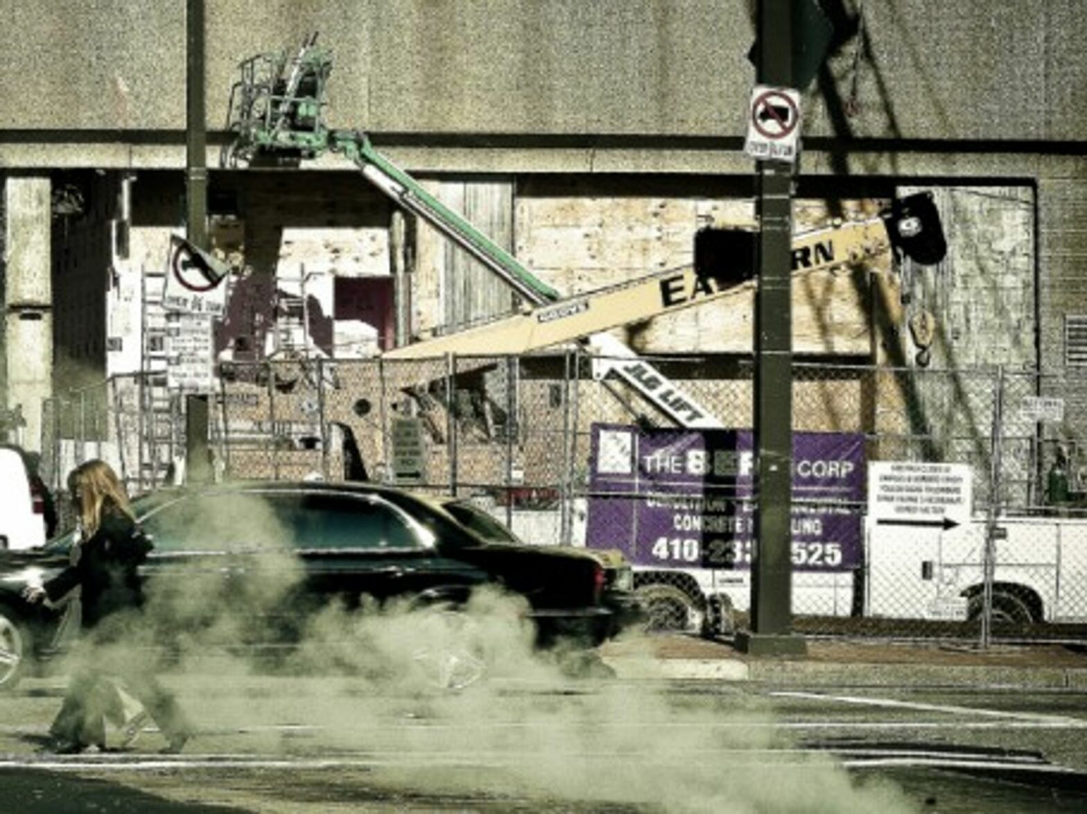 Street scene in Baltimore, Maryland