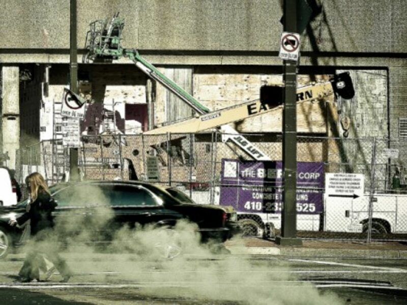 Street scene in Baltimore, Maryland