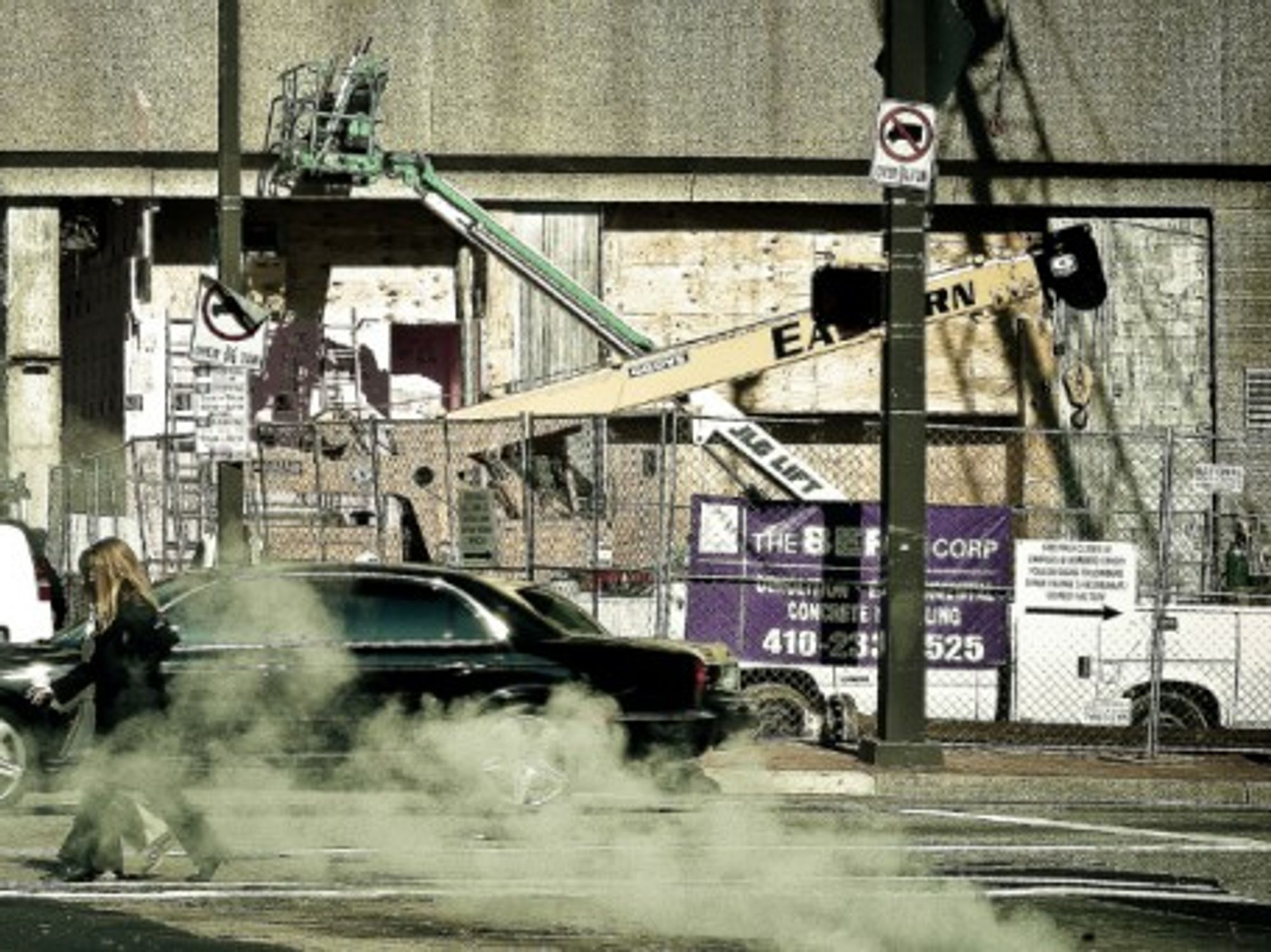 Street scene in Baltimore, Maryland