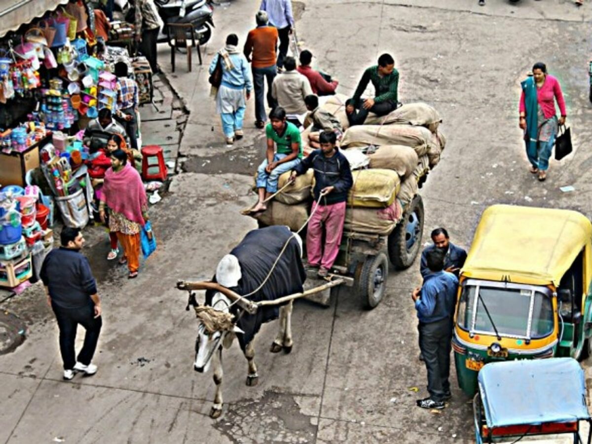 Street scene in Delhi