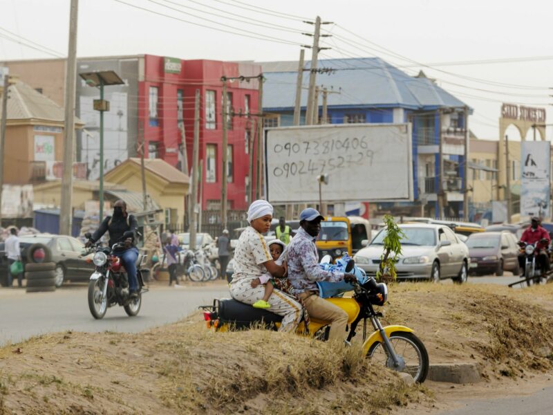 Street scene in the capital of Nigeria, Abuja.​