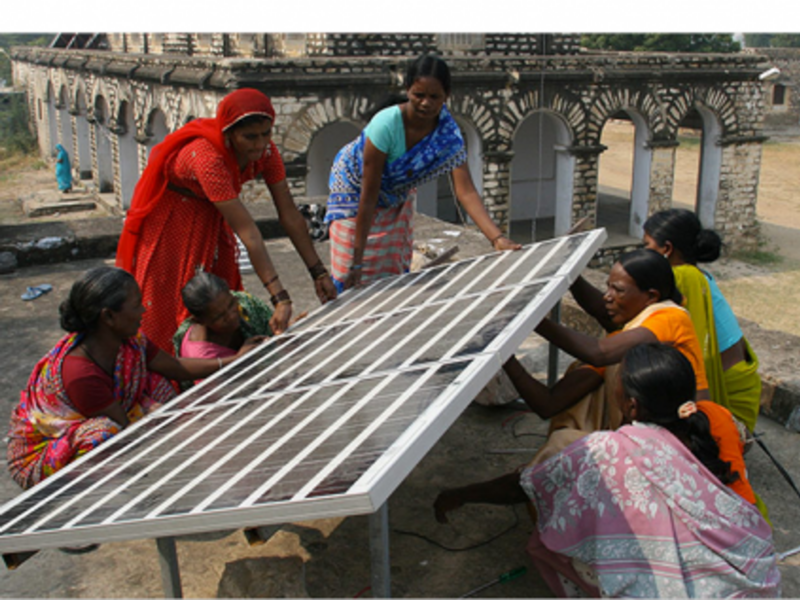 Students at Barefoot College