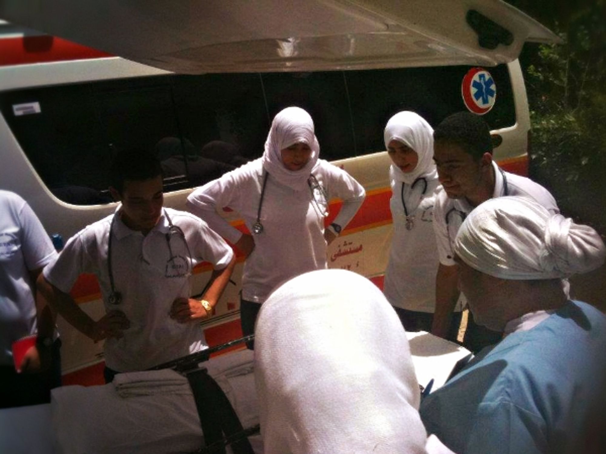 Students at Gouna Technical Nursing Institute