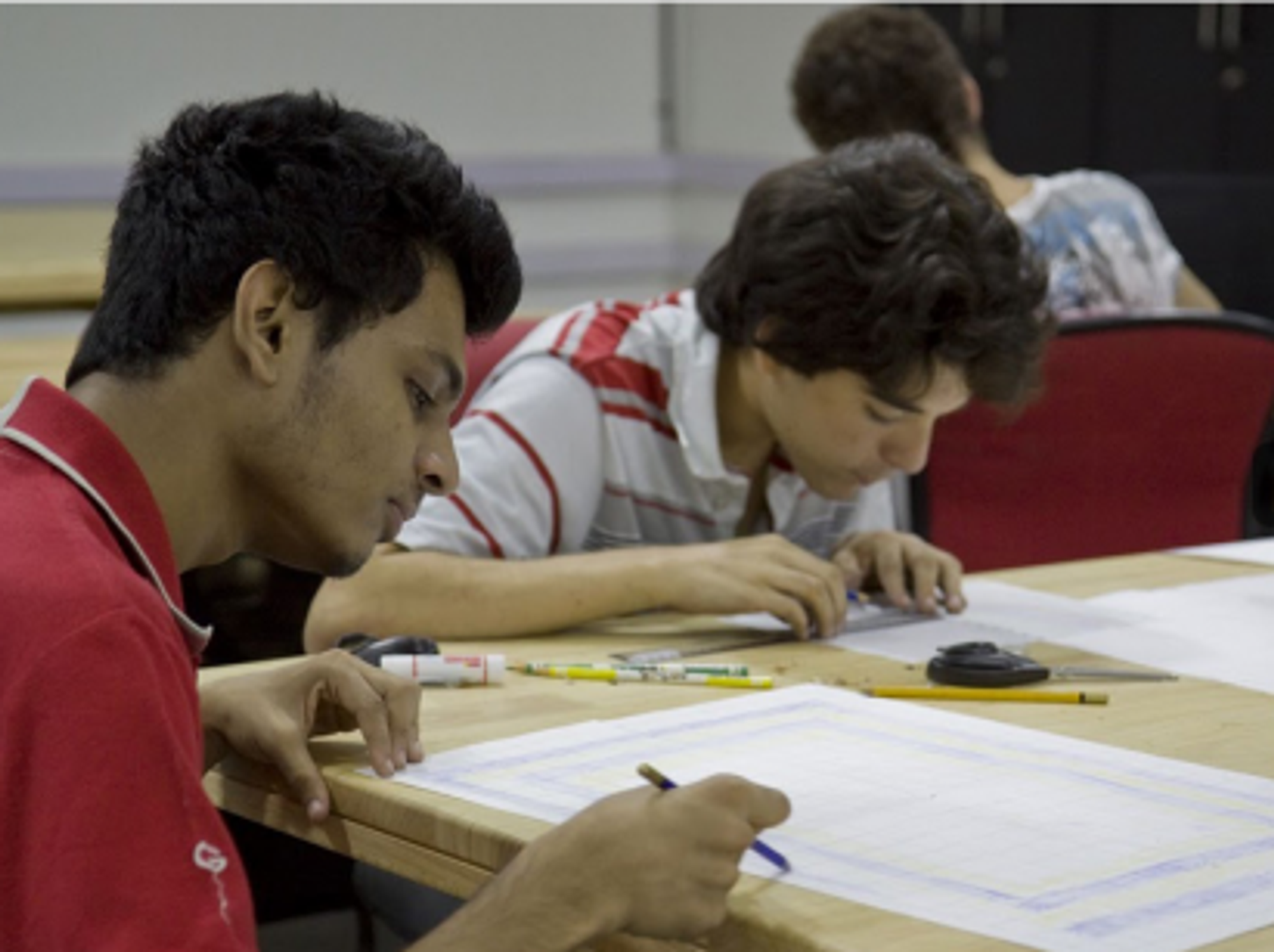 Students converge at new Pune campus.