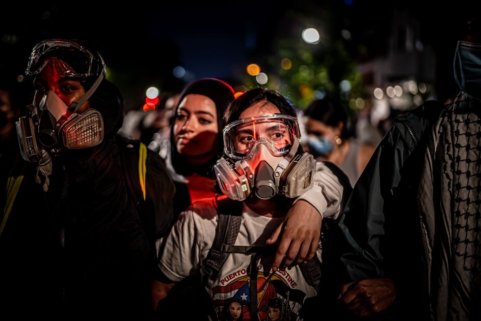 Students from the George Washington University set up an anti-war encampment to advocate for an end to Israeli aggression in Gaza. The protest led to the intervention of the Metropolitan Police Department and escalation of violence.