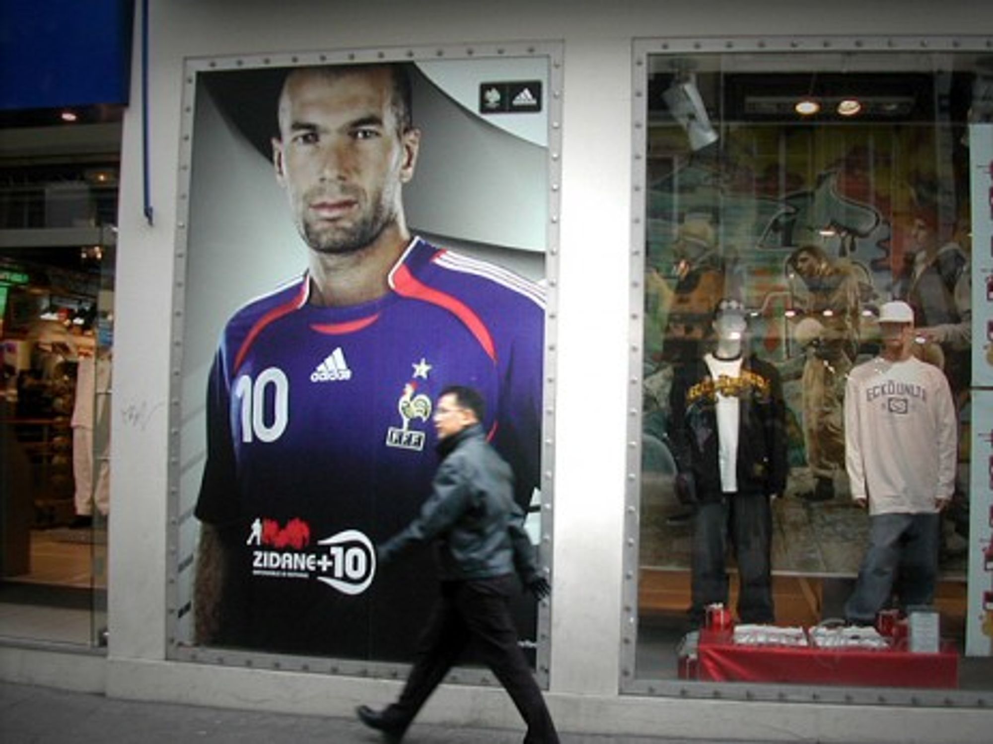 Success for Zidane, son of Algerian immigrants, once fed wider optimism about French multiculturalism. (Stefo)