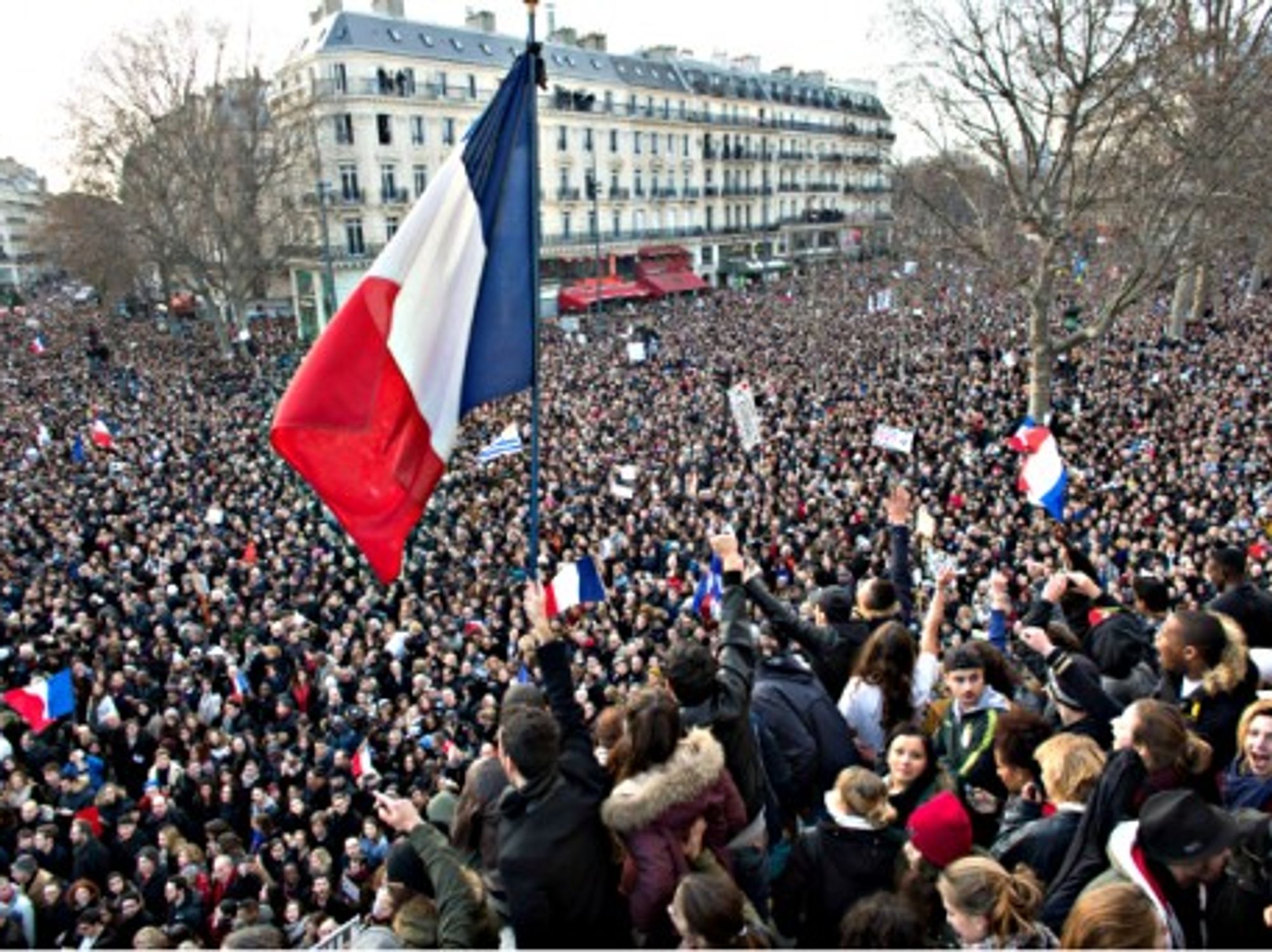 Sunday's "Je suis Charlie" march in Paris gathered at least 1.5 million