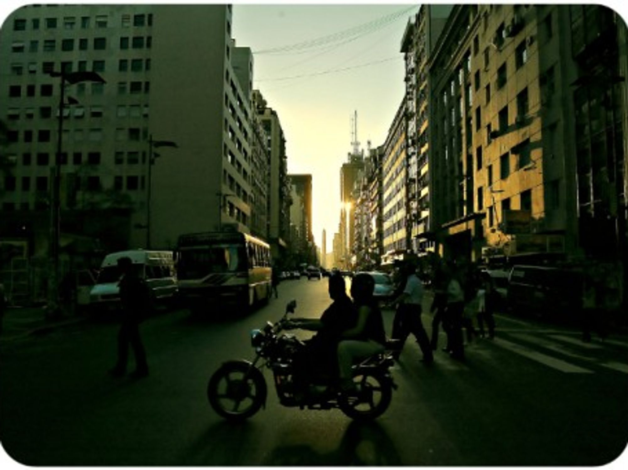 Sunset in Buenos Aires