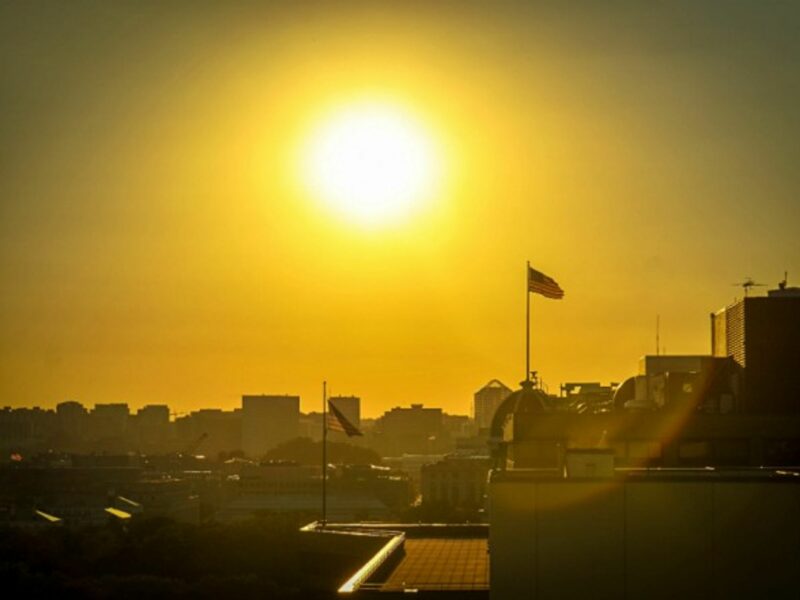 Sunset in Washington DC