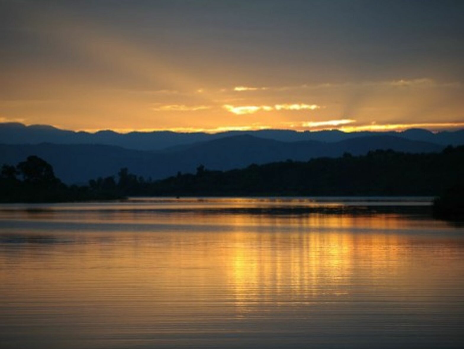Sunset on Idjwi Island