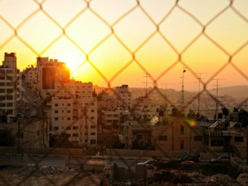 Sunset on Ramallah