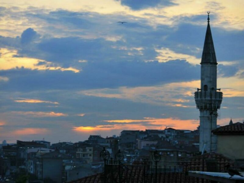 Sunset over Istanbul