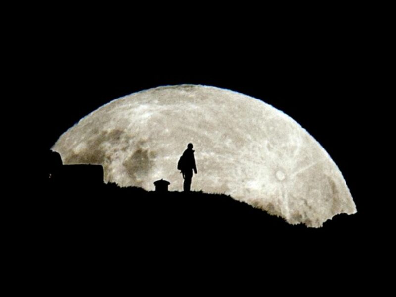 'Supermoon' in Auckland, New Zealand