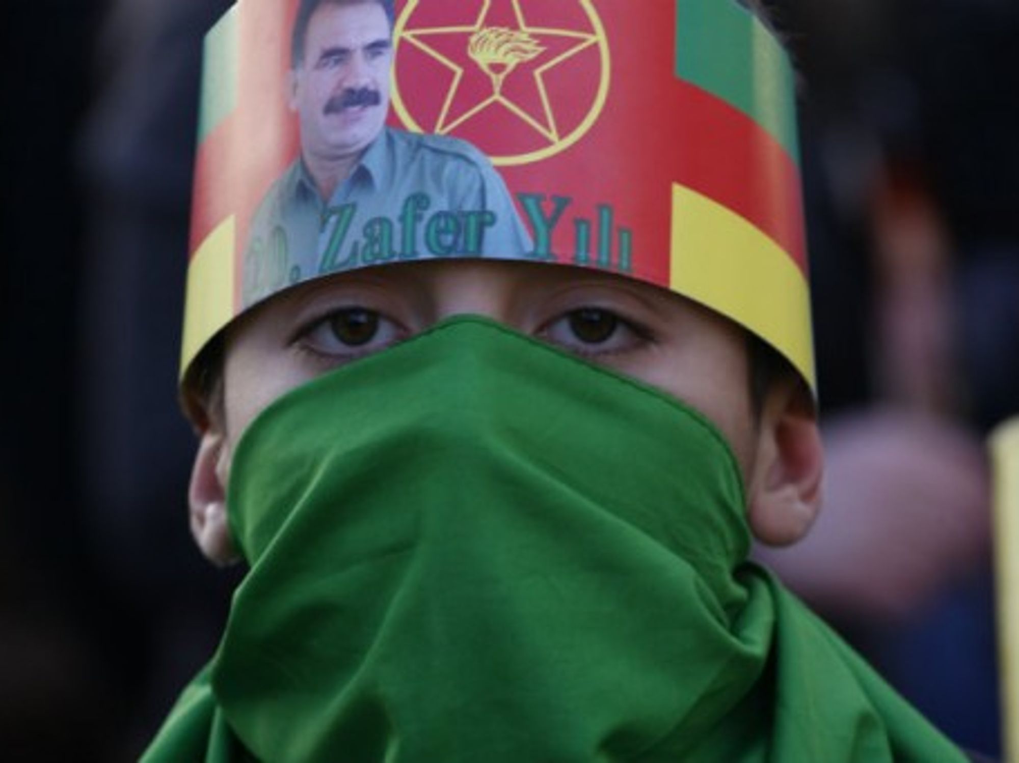 Support for Ocalan at a pro-PKK rally in Athens last year