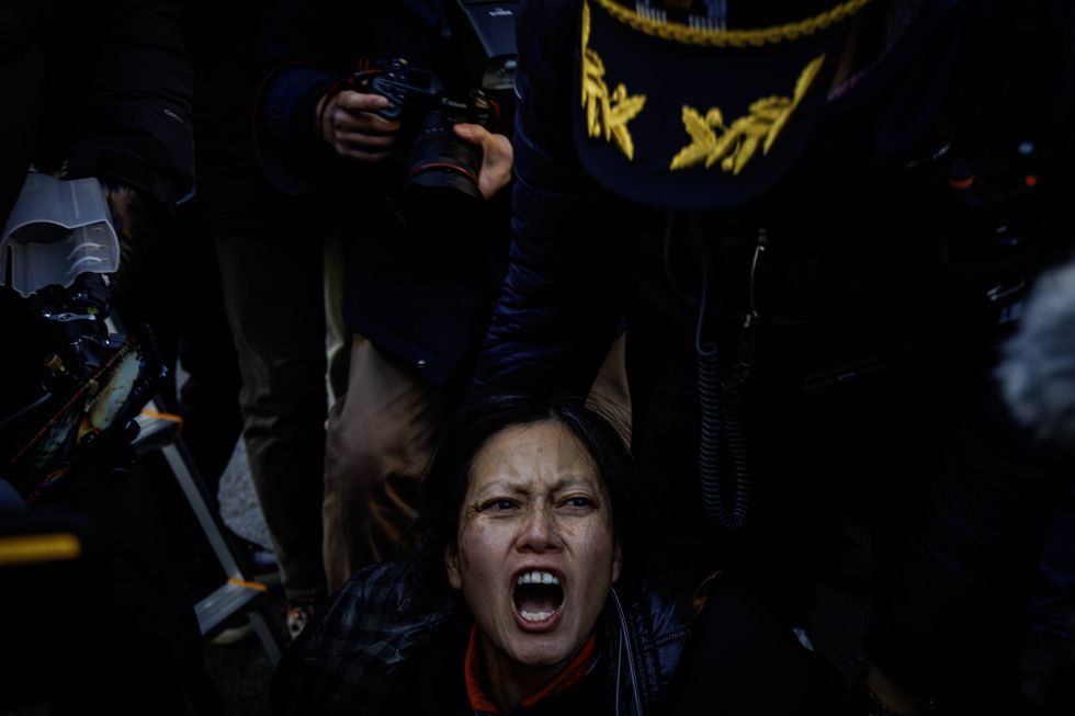 Supporters of South Korean President Yoon Suk Yeol protest his impeachment