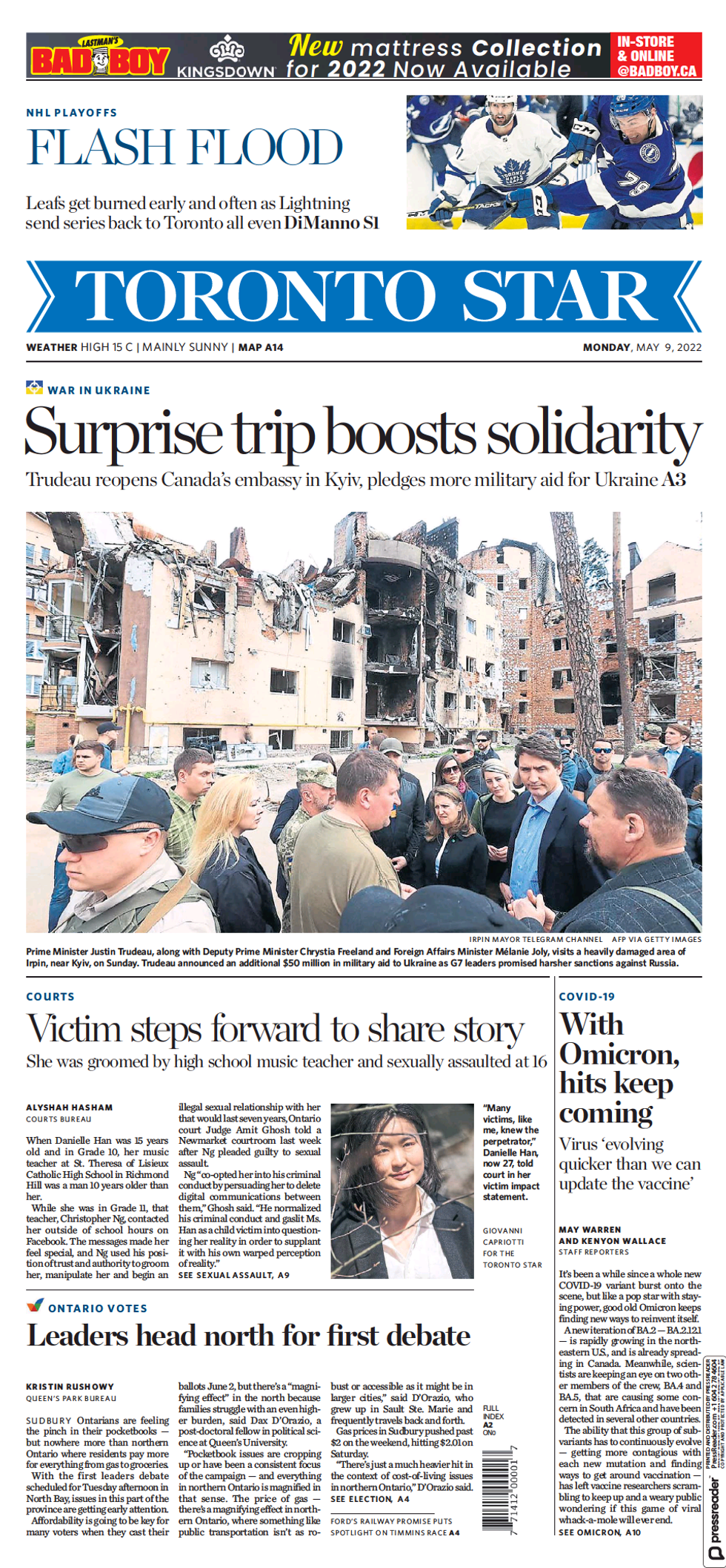 Surprise Visits From Justin Trudeau And Jill Biden