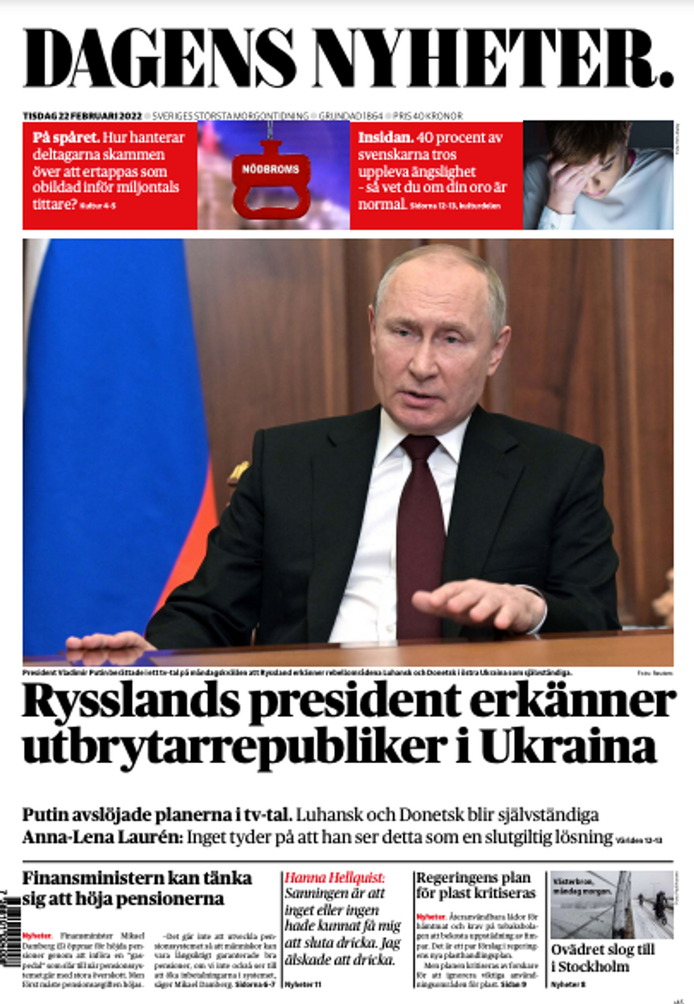 SWEDEN - Dagens Nyheter