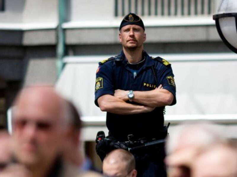 Swedish policeman