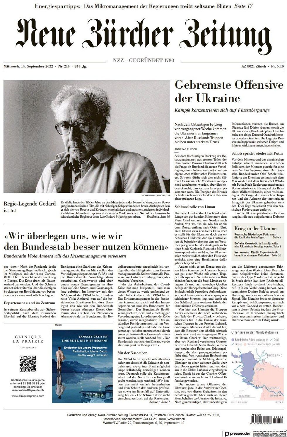 Switzerland - Neue Zürcher Zeitung
