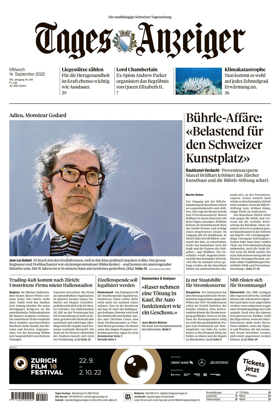 Switzerland - Tages Anzeiger