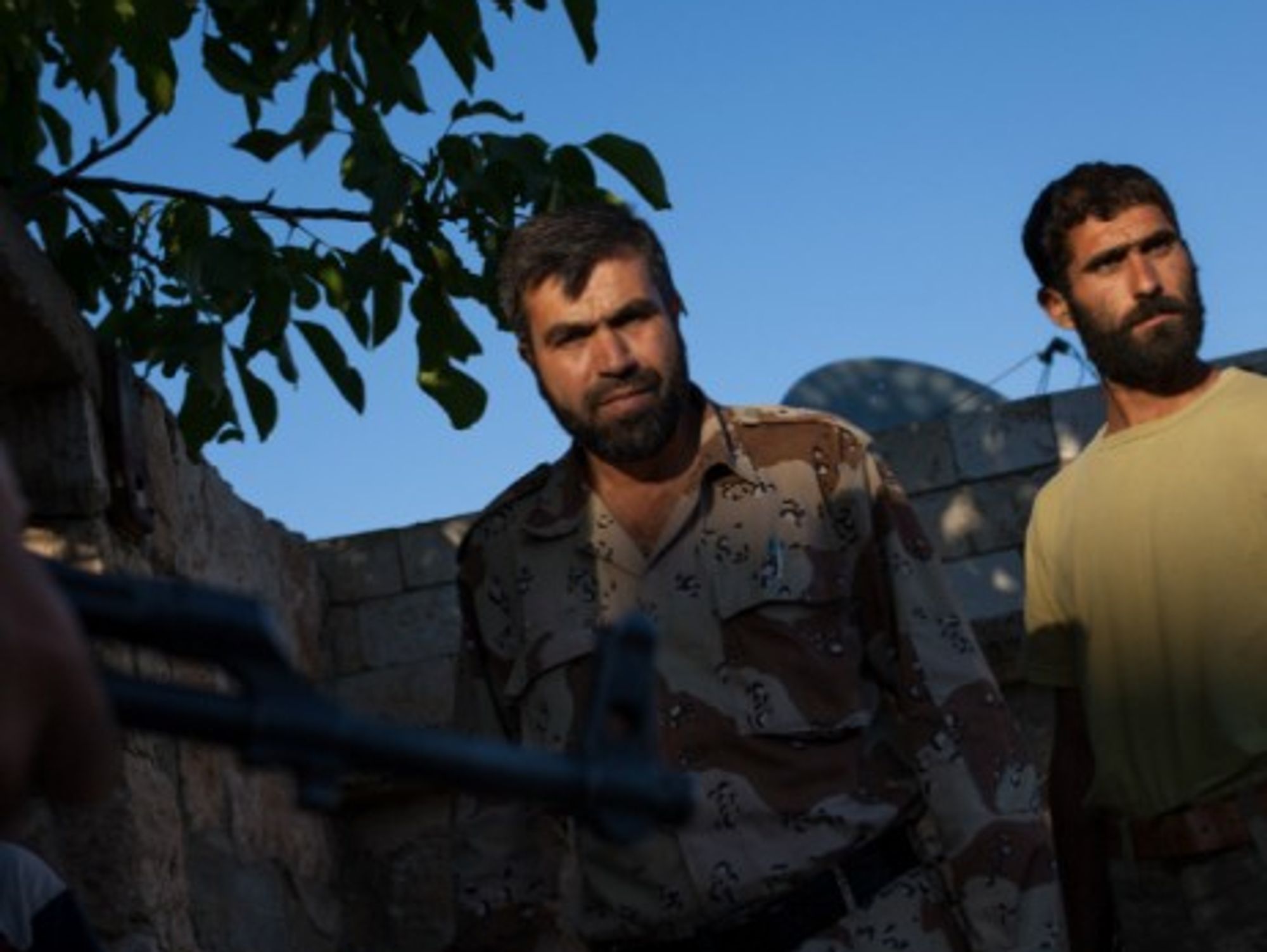 Syrian rebel soldiers in Idlib province, northern Syria