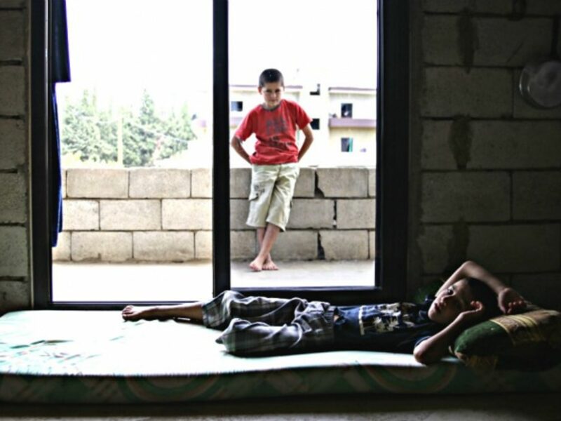Syrian refugee children in Lebanon