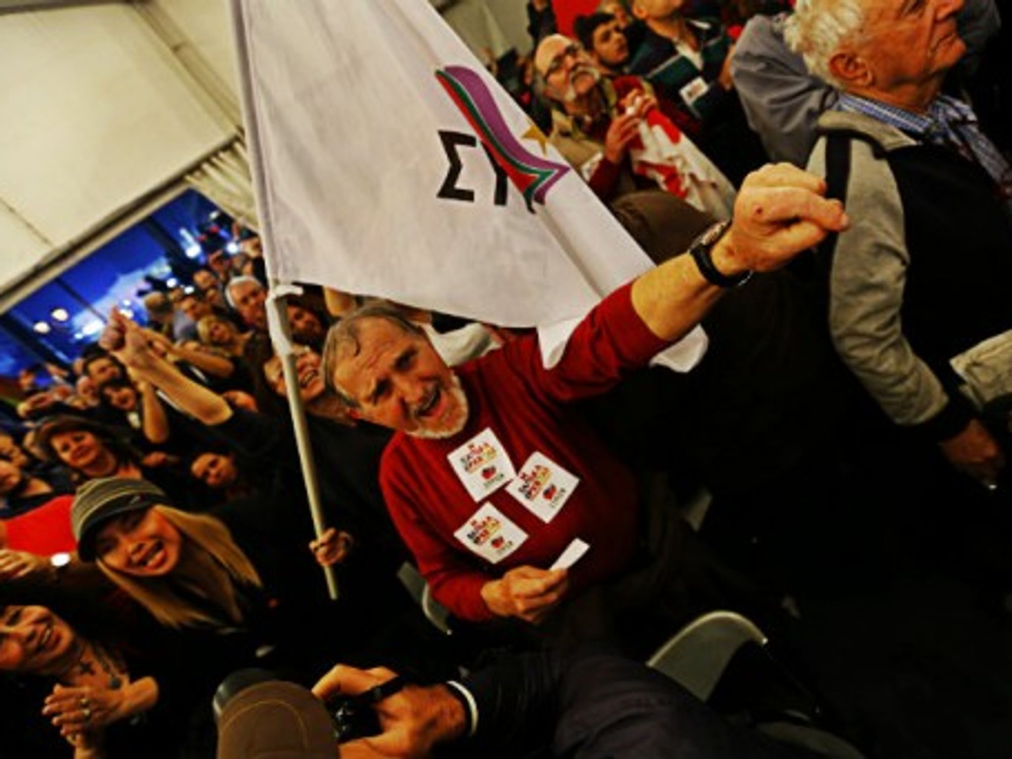 Syriza celebrations in Athens