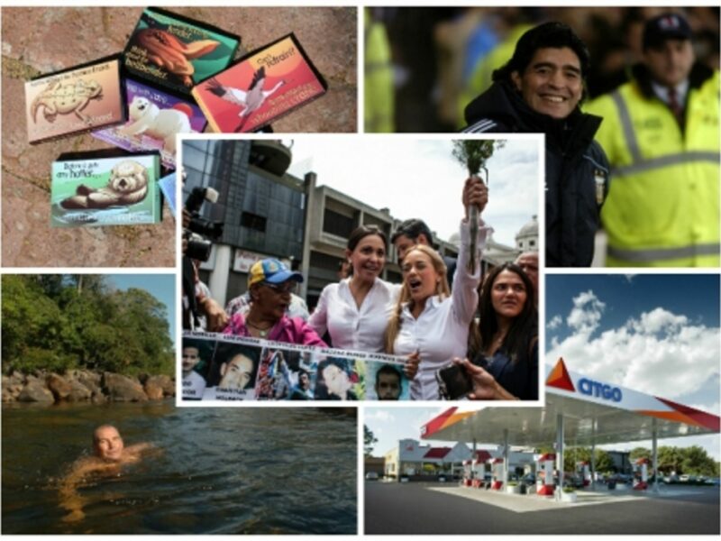 Take 5 Venezuela: Prisoner Wives, Cheap Gas, Maduro On Maradona