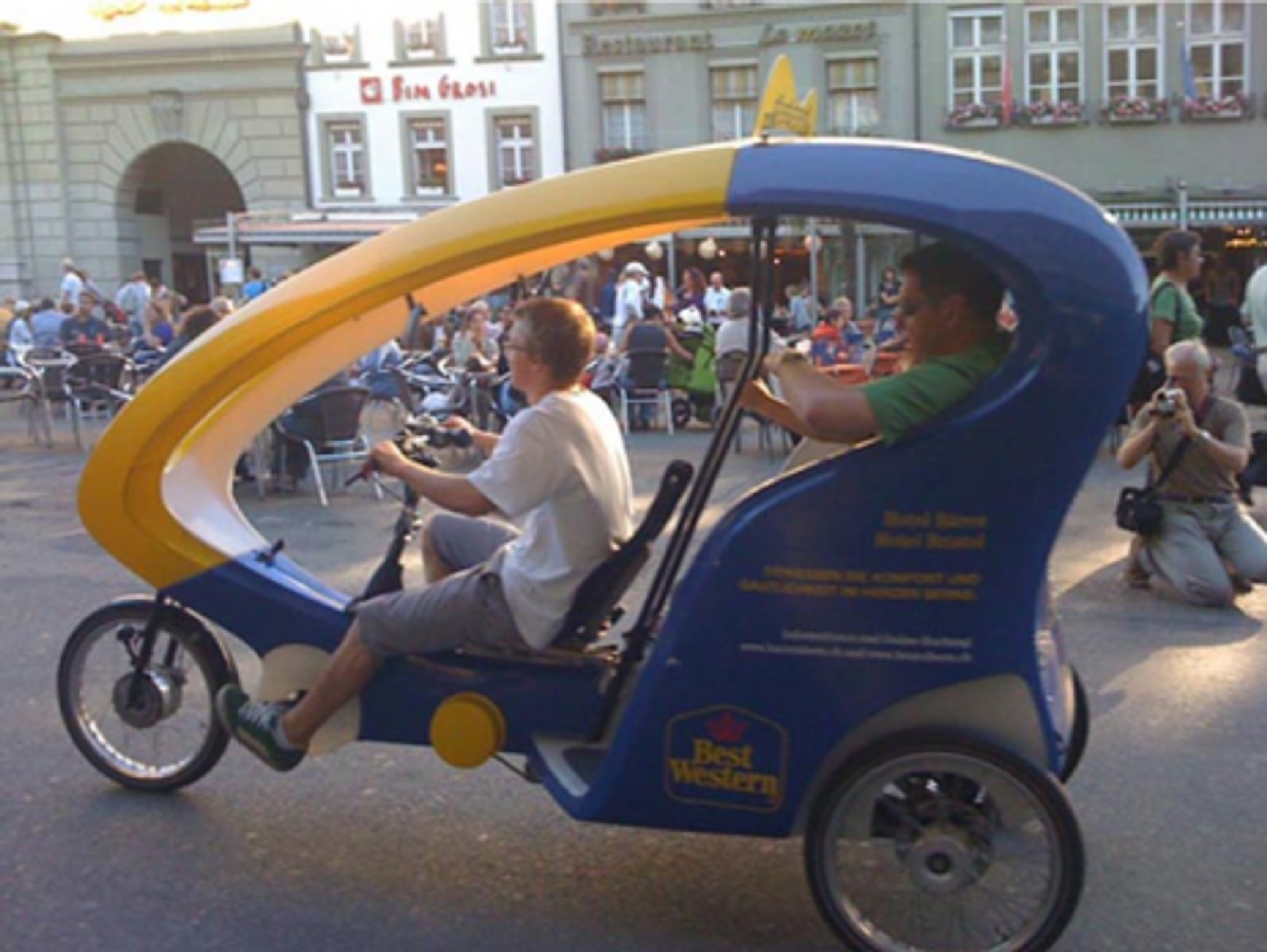Taking a spin in the new urban transportation mode in Bern