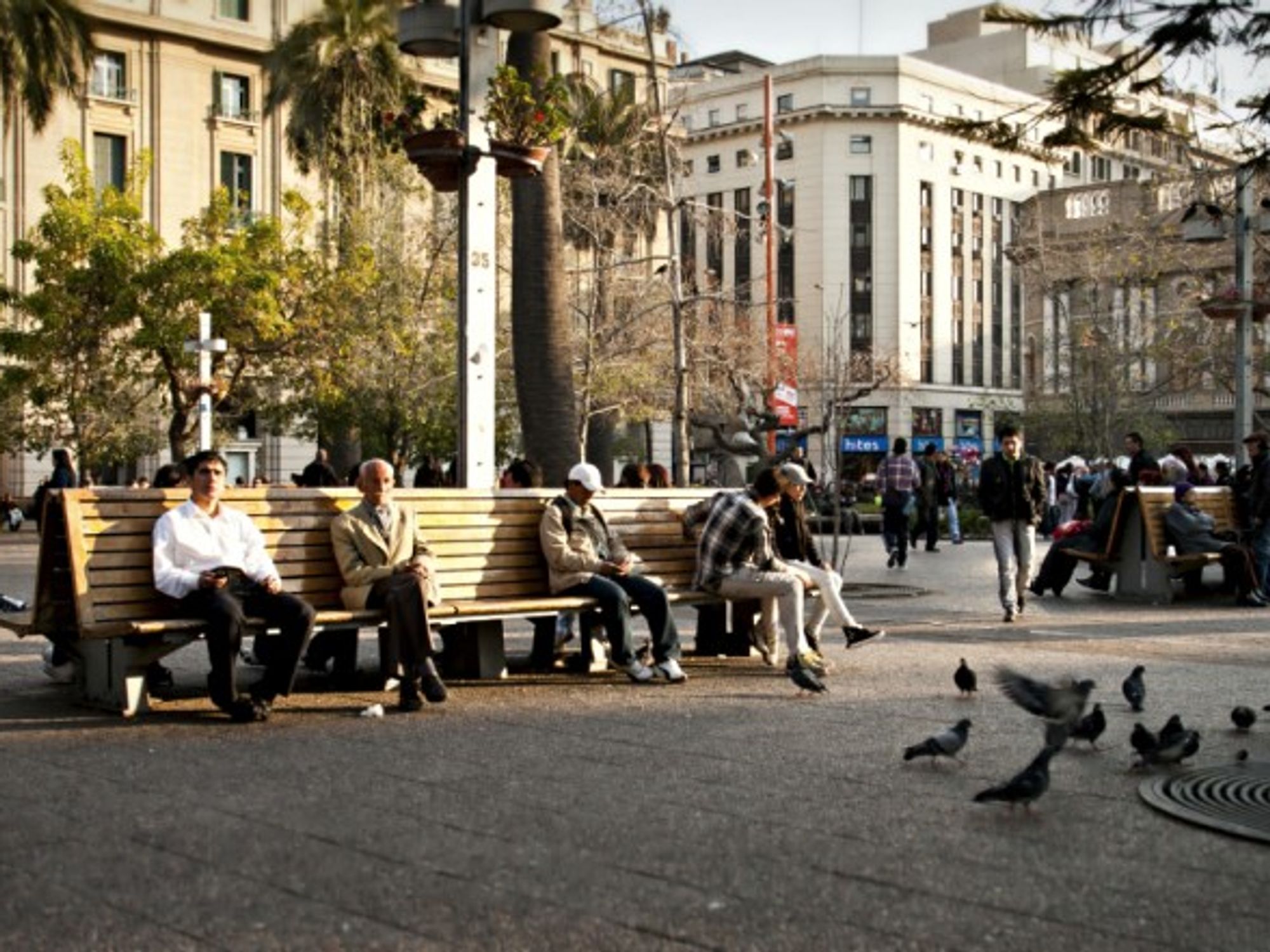 Taking in slow in Santiago