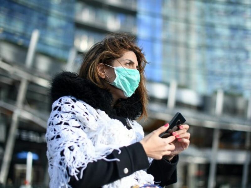 Taking precautions in Milan