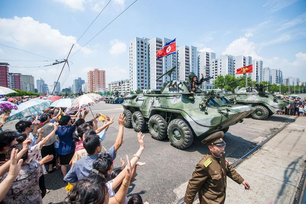 Tank in the DPRK Victory Day Parade
