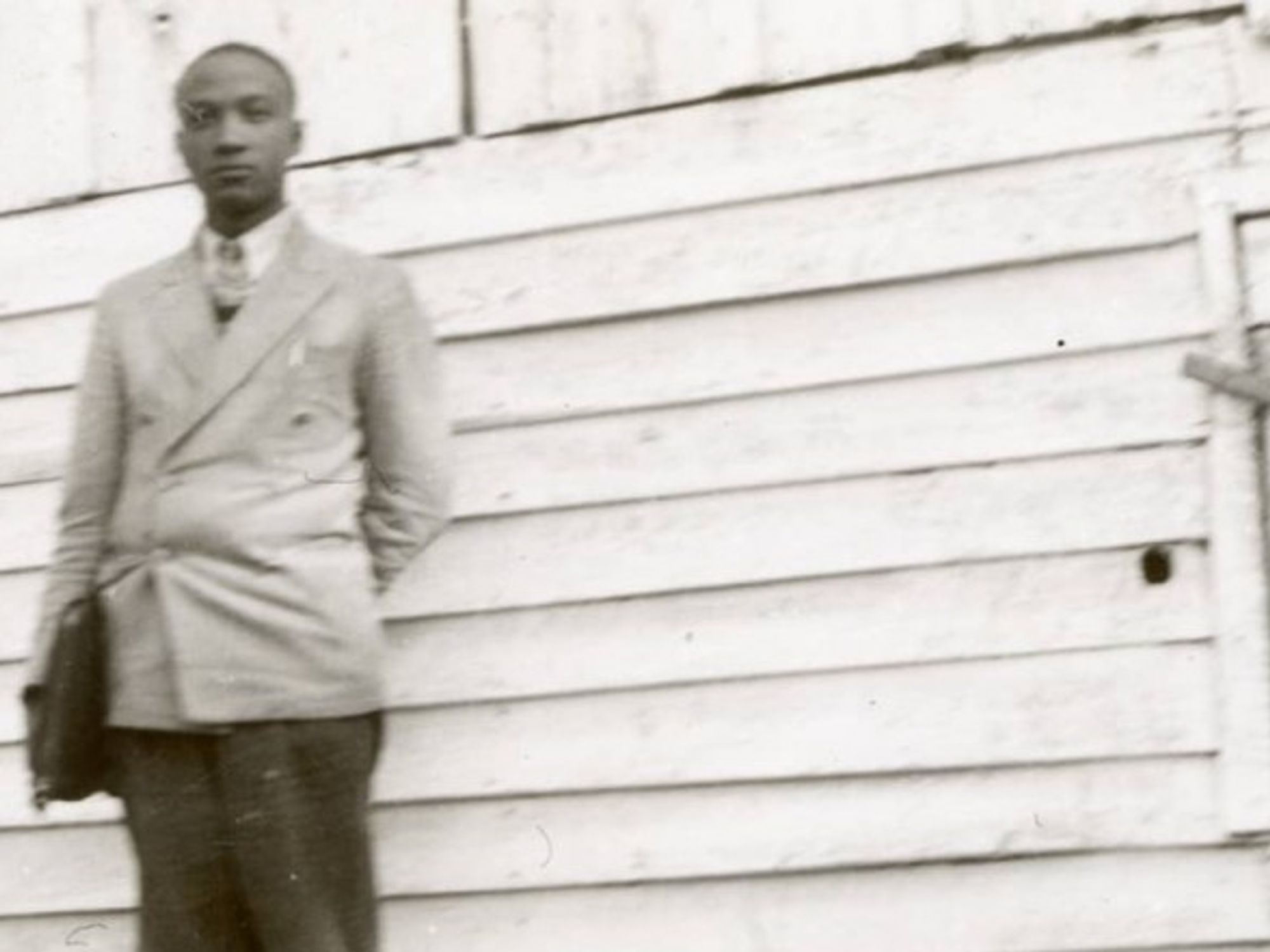 Teacher T.R. Delaney, photographed in Hancock County, Tennessee (1939)