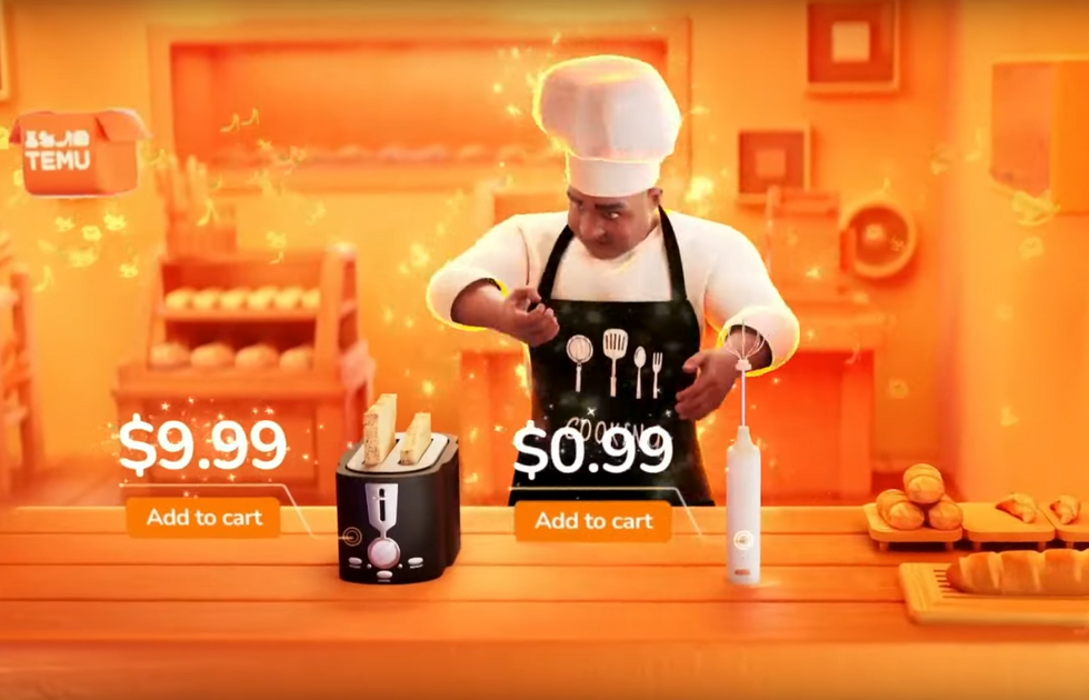 Temu's Superbowl ad