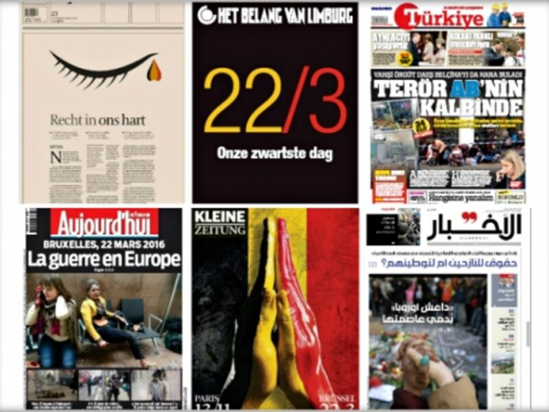 Terror In Brussels, 21 World Front Pages