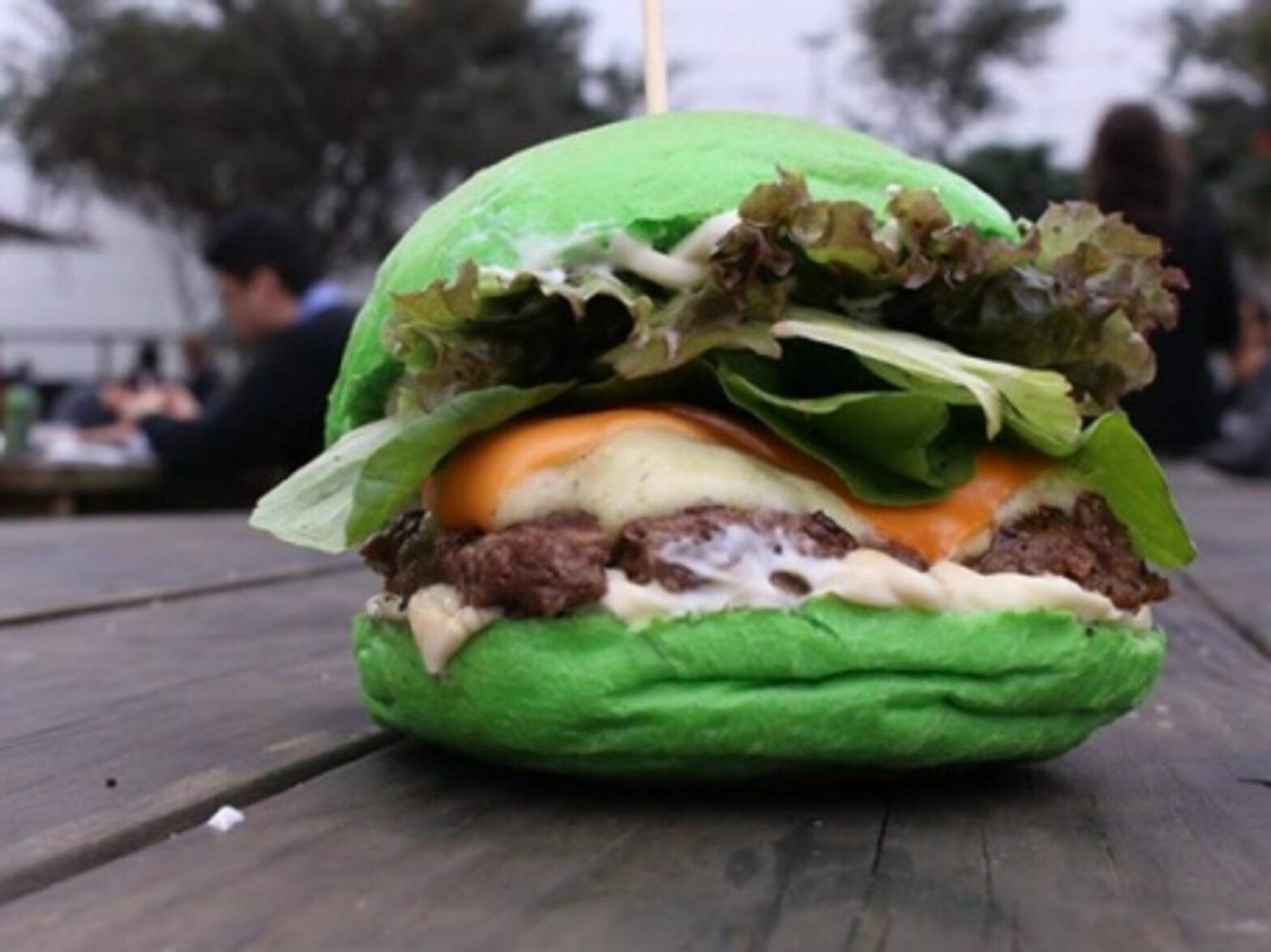 That, people, is a Brazilian hamburger.